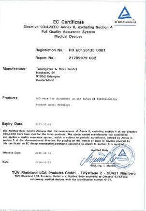 MedStage IIa Certificate english